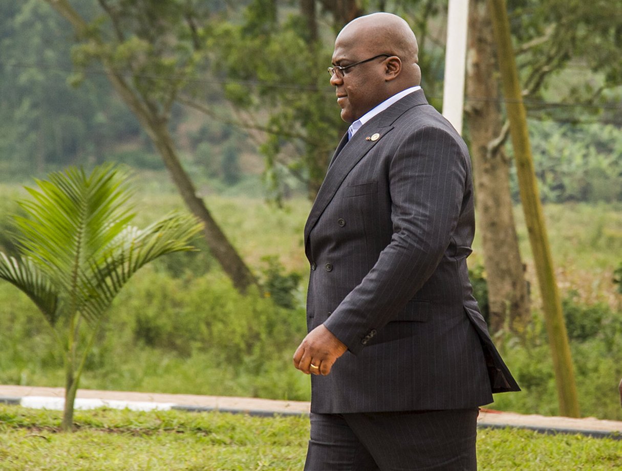 Félix Tshisekedi, à Kampala le 22 février 2020. © Cyril Ndegeya/Xinhua/REA