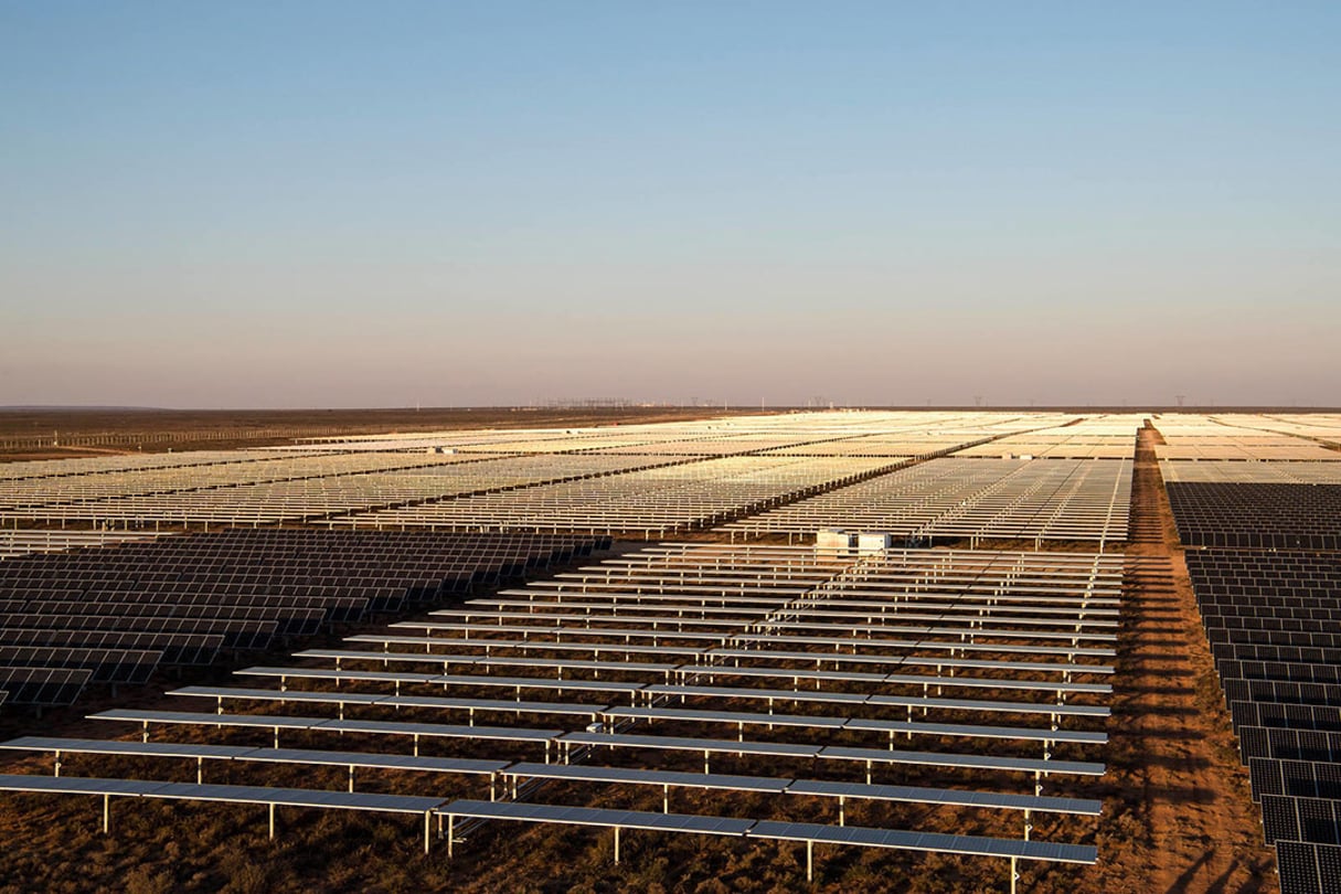Total gère la centrale solaire de Prieska (Afrique du Sud), lancée en 2016. © TOTAL– Zylberman Laurent – Graphix Images