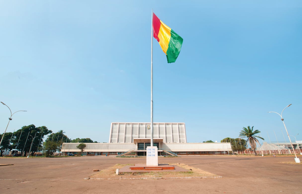 Le Palais du Peuple, siège de l’Assemblée nationale à Conakry. © DR