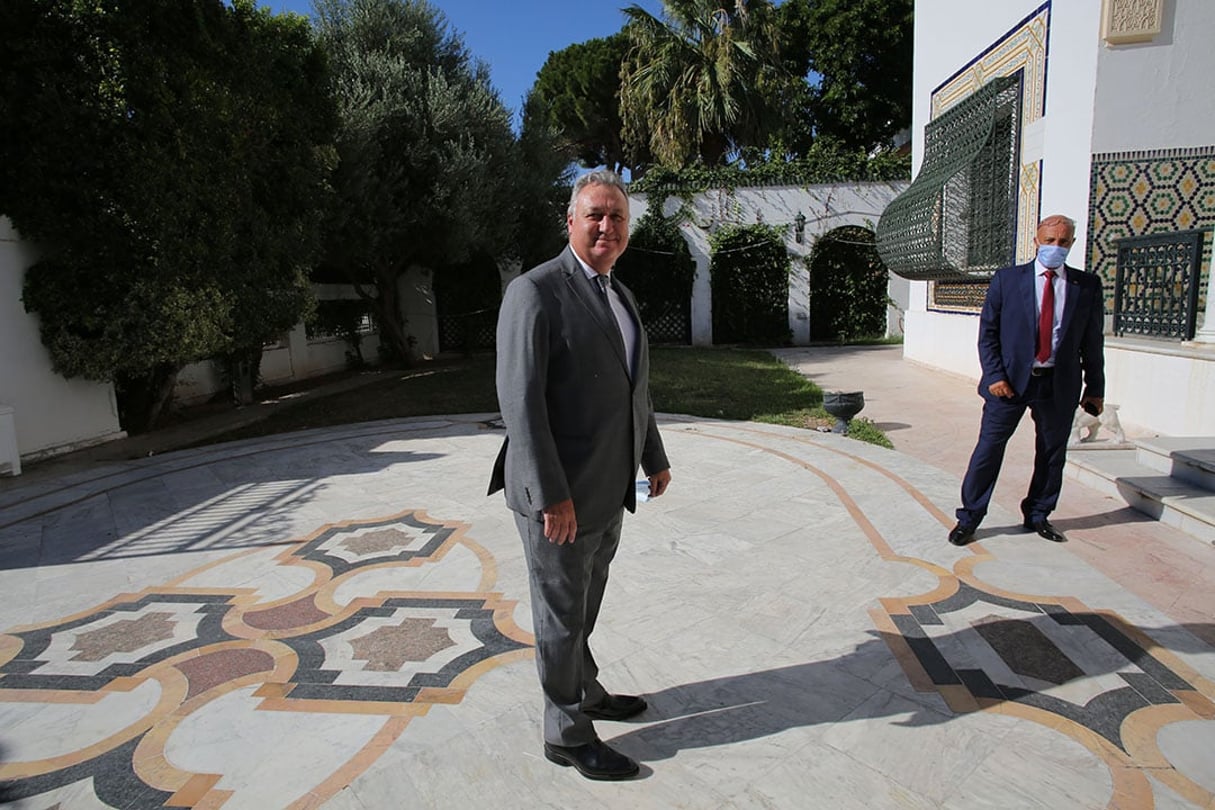 Ali Koolin, ministre tunisien de l’Économie. © hichem