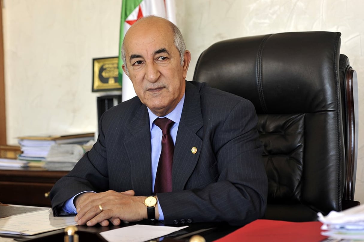 Le président algérien Abdelmadjid Tebboune © Samir Sid