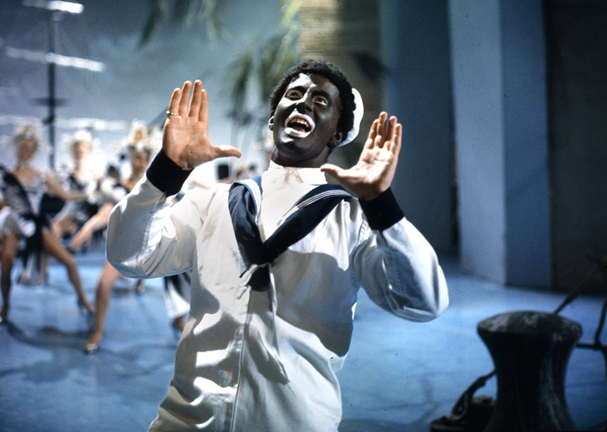 Un acteur du Minstrel Show, aux Etats-Unis, en 1964. © Popperfoto via Getty Images/Getty Images