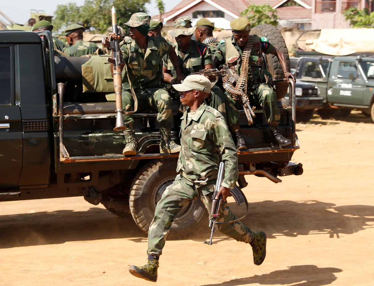 Des soldats des FARDC à Béni, le 14 décembre 2018. © REUTERS/Goran Tomasevic