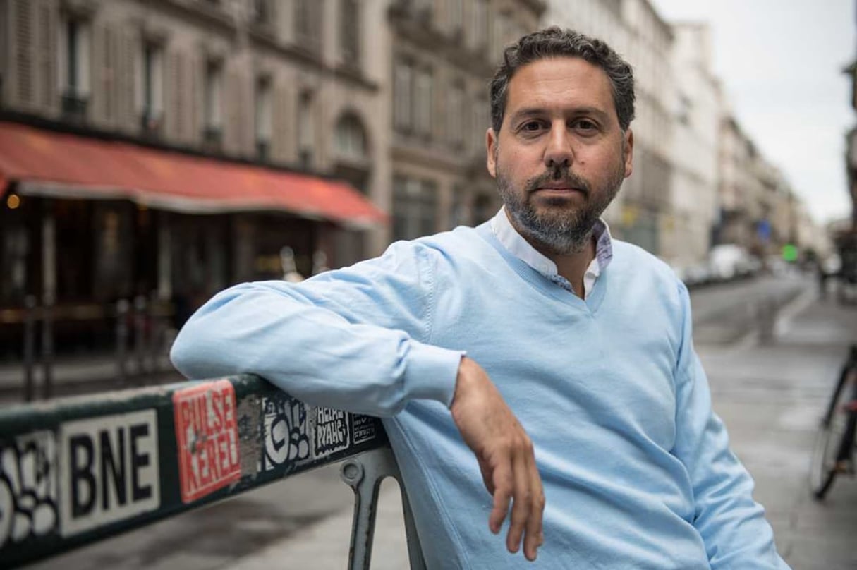 L’écrivain franco-algérien Karim Amellal, le 7 juin 2019 à Paris. © Julien Jaulin/hanslucas