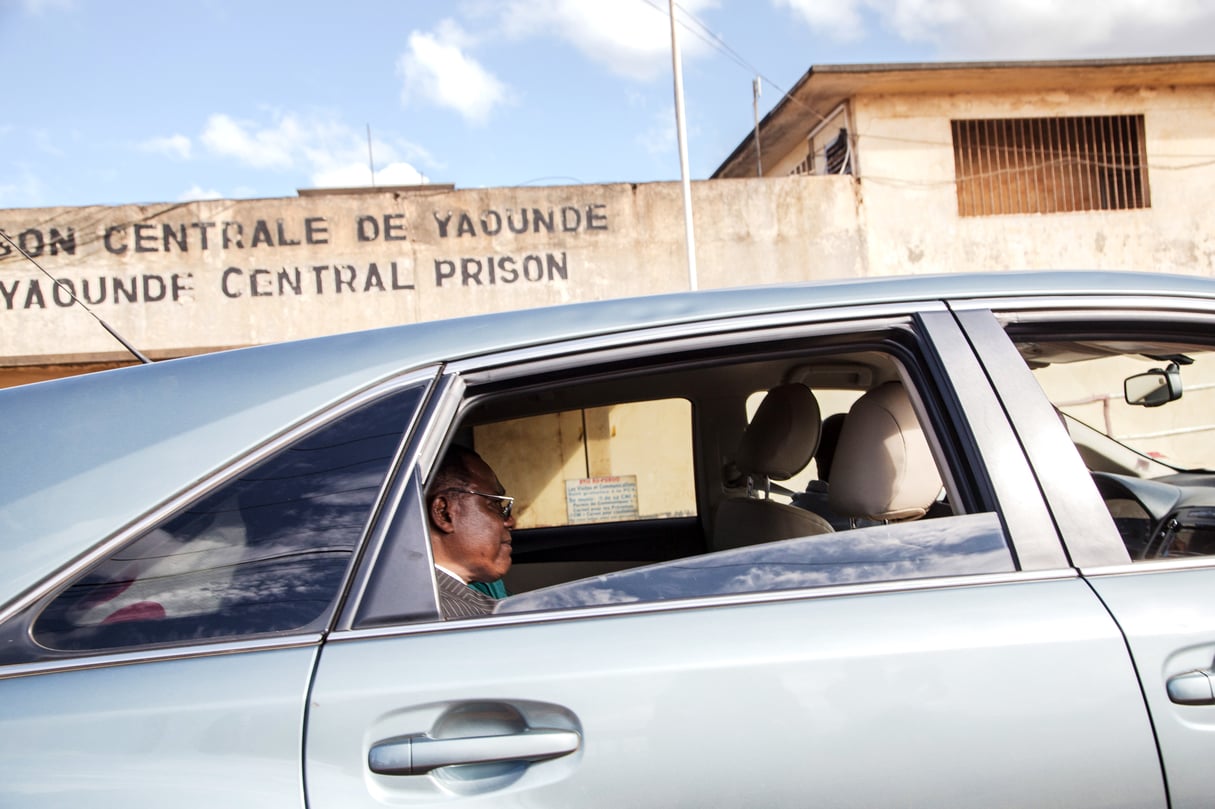 À sa sortie de prison, le 5 octobre 2019, après neuf mois d’incarcération pour « atteinte à la sûreté de l’État ». © AFP