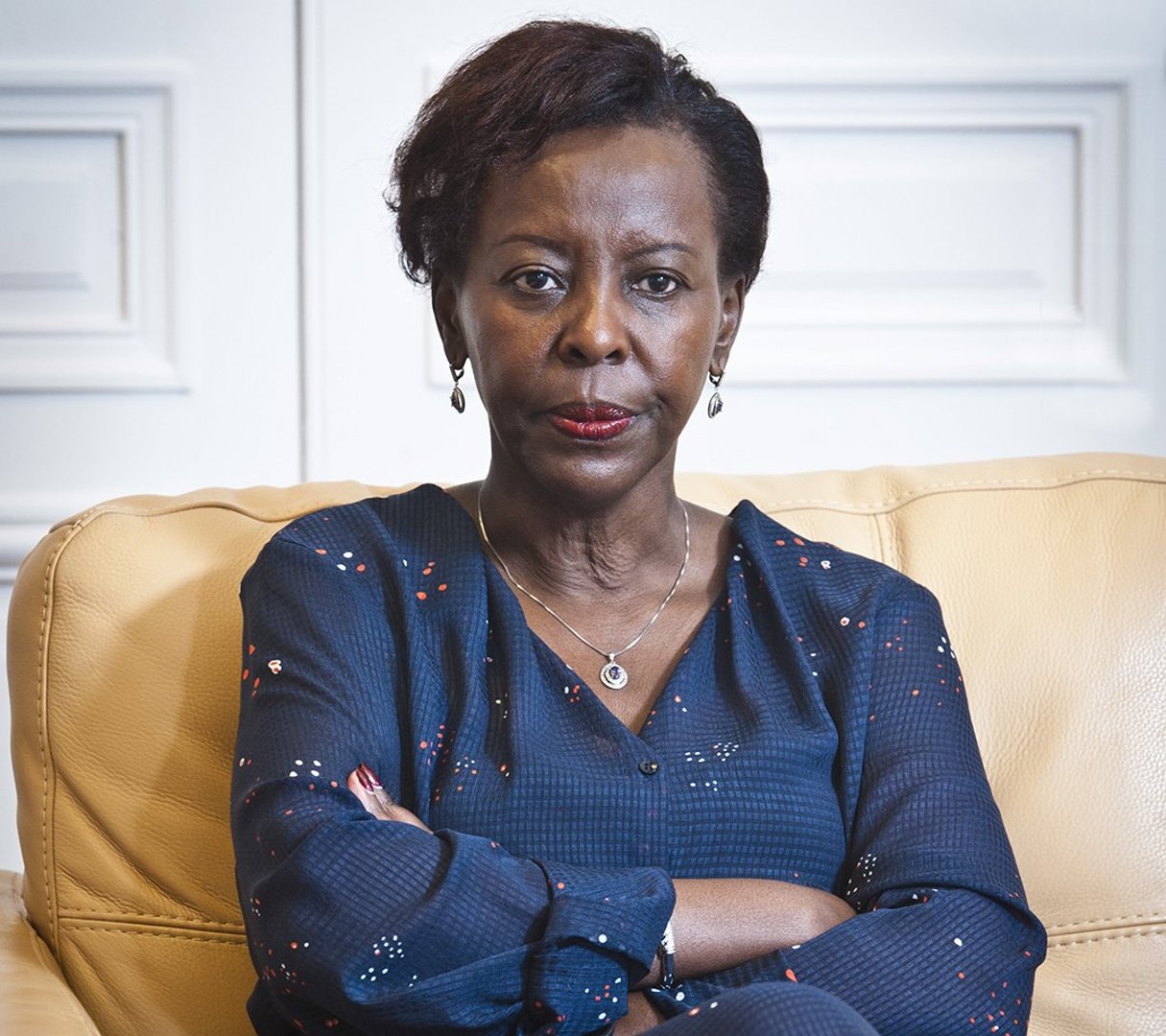 Louise Mushikiwabo, la secrétaire générale de l’Organisation internationale de la francophonie, en juin 2019 © Vincent FOURNIER/JA