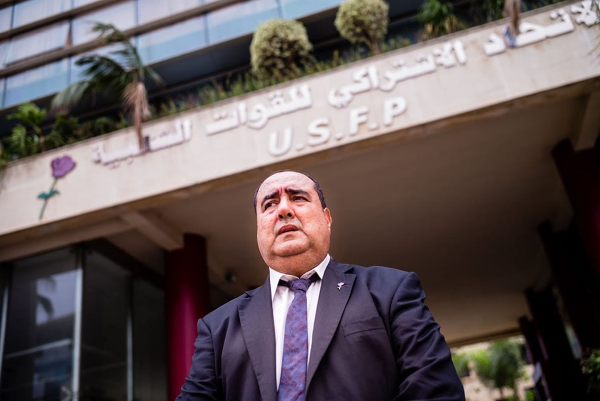 L’avocat marocain Driss Lachgar est le secrétaire général de l’USFP.  © Alexandre DUPEYRON