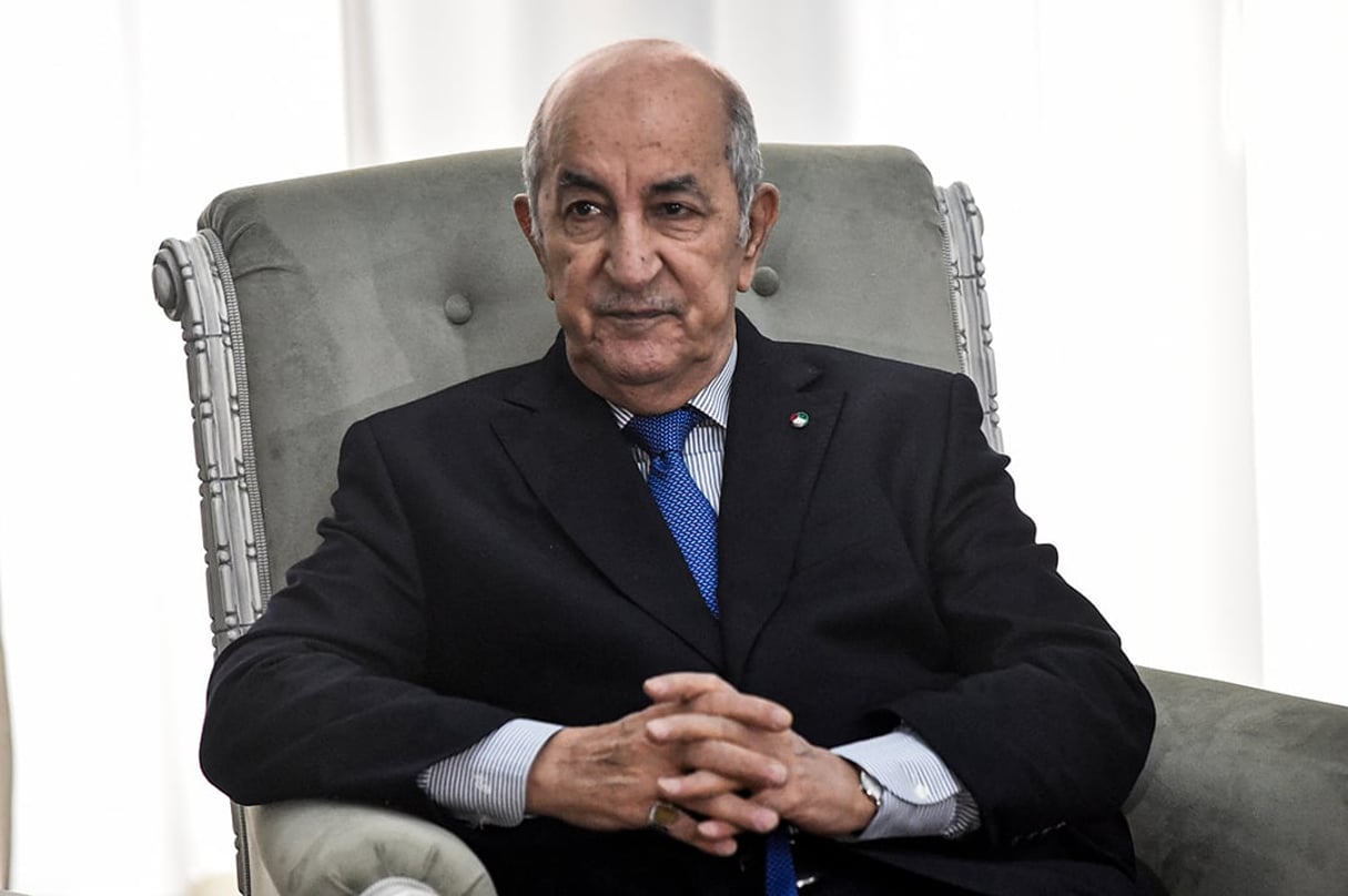 Le président algérien Abdelmadjid Tebboune, le 21 janvier 2020. © RYAD KRAMDI/AFP