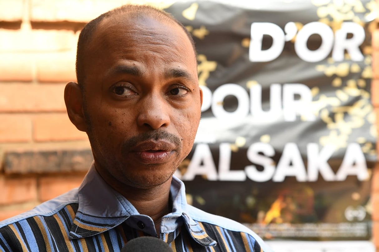 Tahirou Barry, candidat du MCR à la présidentielle burkinabè, le 25 février 2019. © ISSOUF SANOGO/AFP