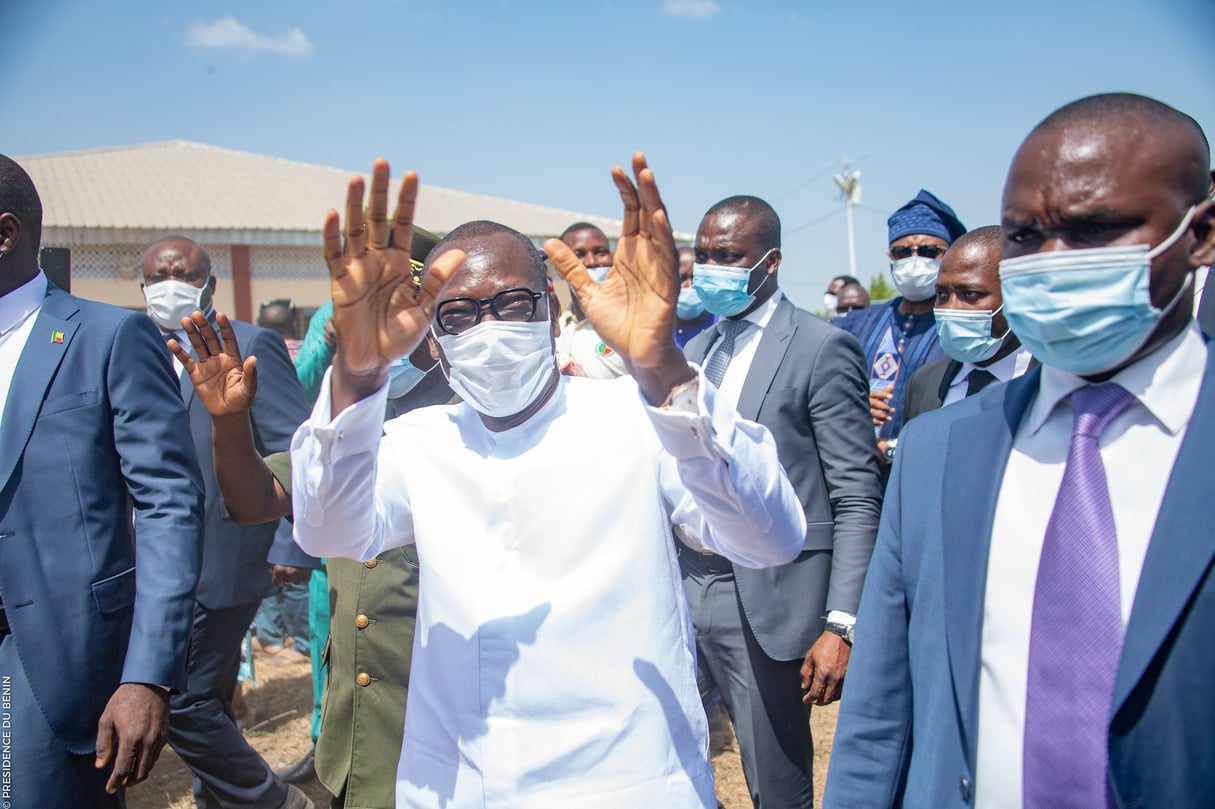 Patrice Talon, à Savé le 12 novembre 2020. © DR / Présidence béninoise