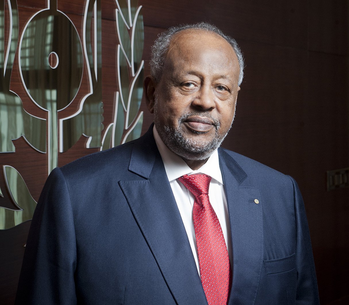 Ismail Omar Guelleh au palais présidentiel de Djibouti, en octobre 2020 © Vincent Fournier pour JA