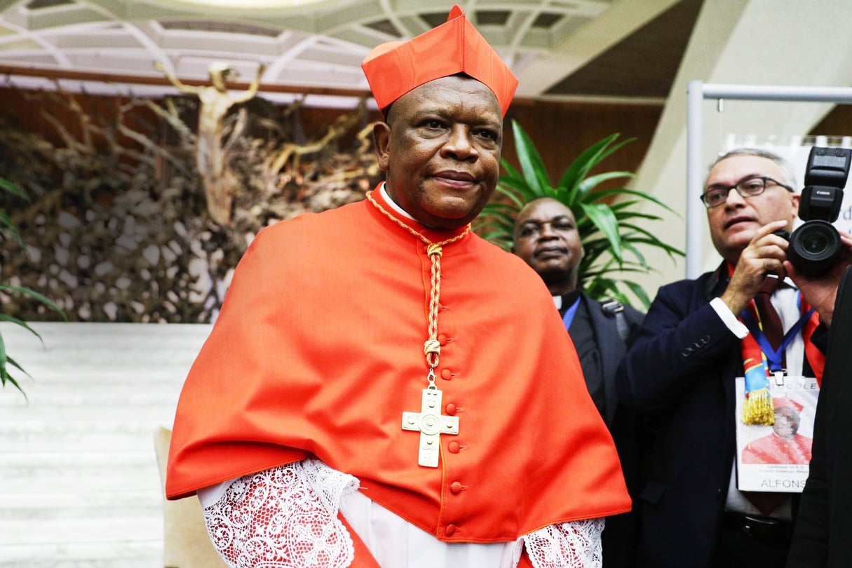 L’archevêque de Kinshasa, Fridolin Ambongo. © Andrew Medichini/AP/SIPA