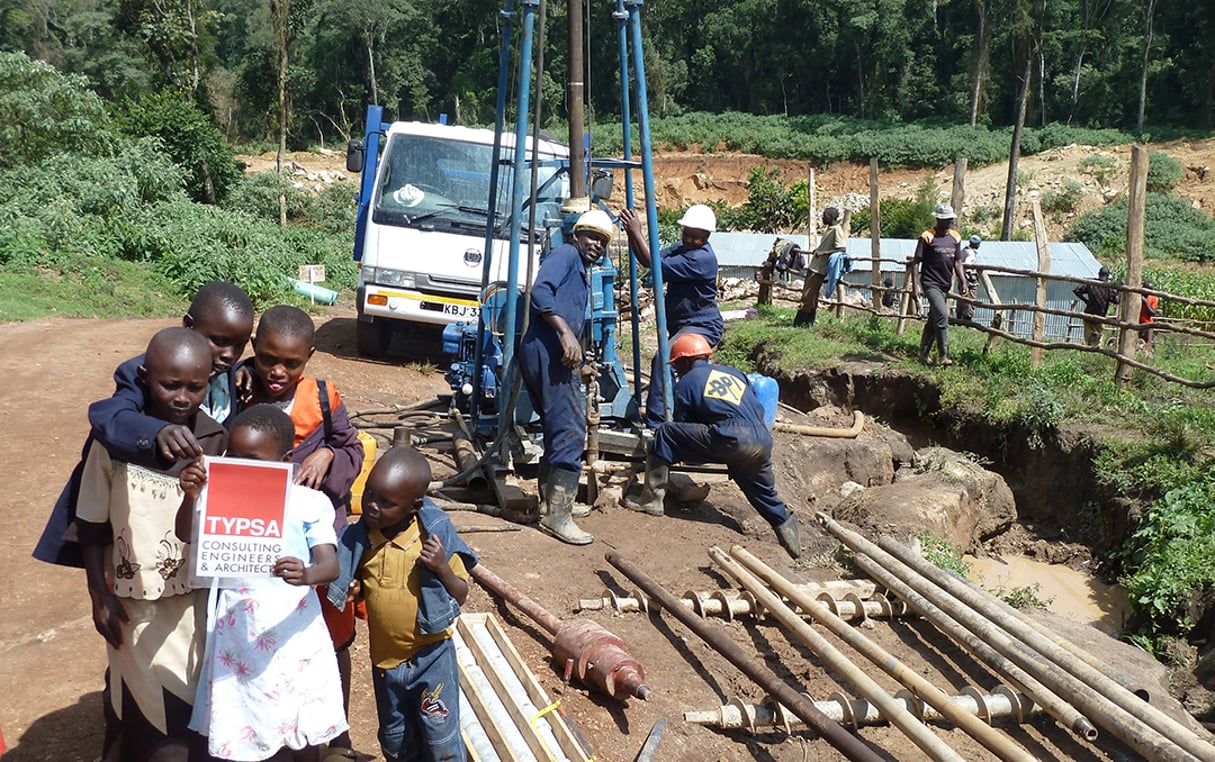 Un chantier de l’entreprise espagnole Typsa au Kenya © Typsa