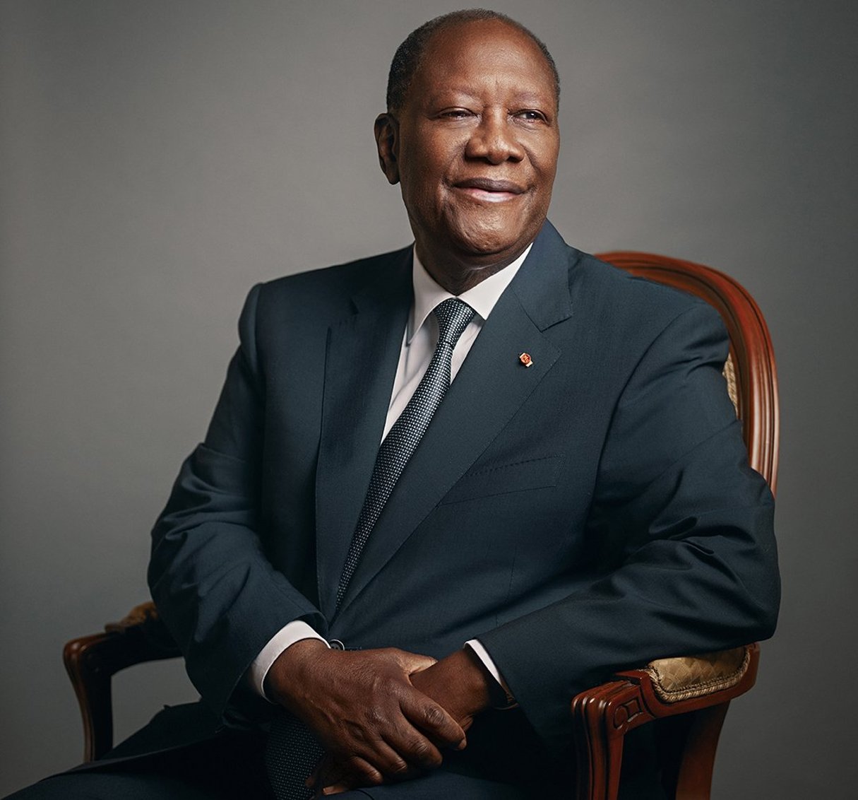 Interview du Président Alassane Ouattara, Abidjan le 9 mars 2020. © Issam Zejly pour JA