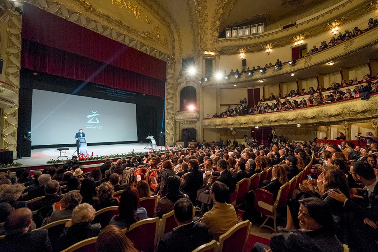 Cérémonie de cloture des JCC au théâtre municipal de Tunis, le 28 novembre 2015 © Nicolas Fauqué