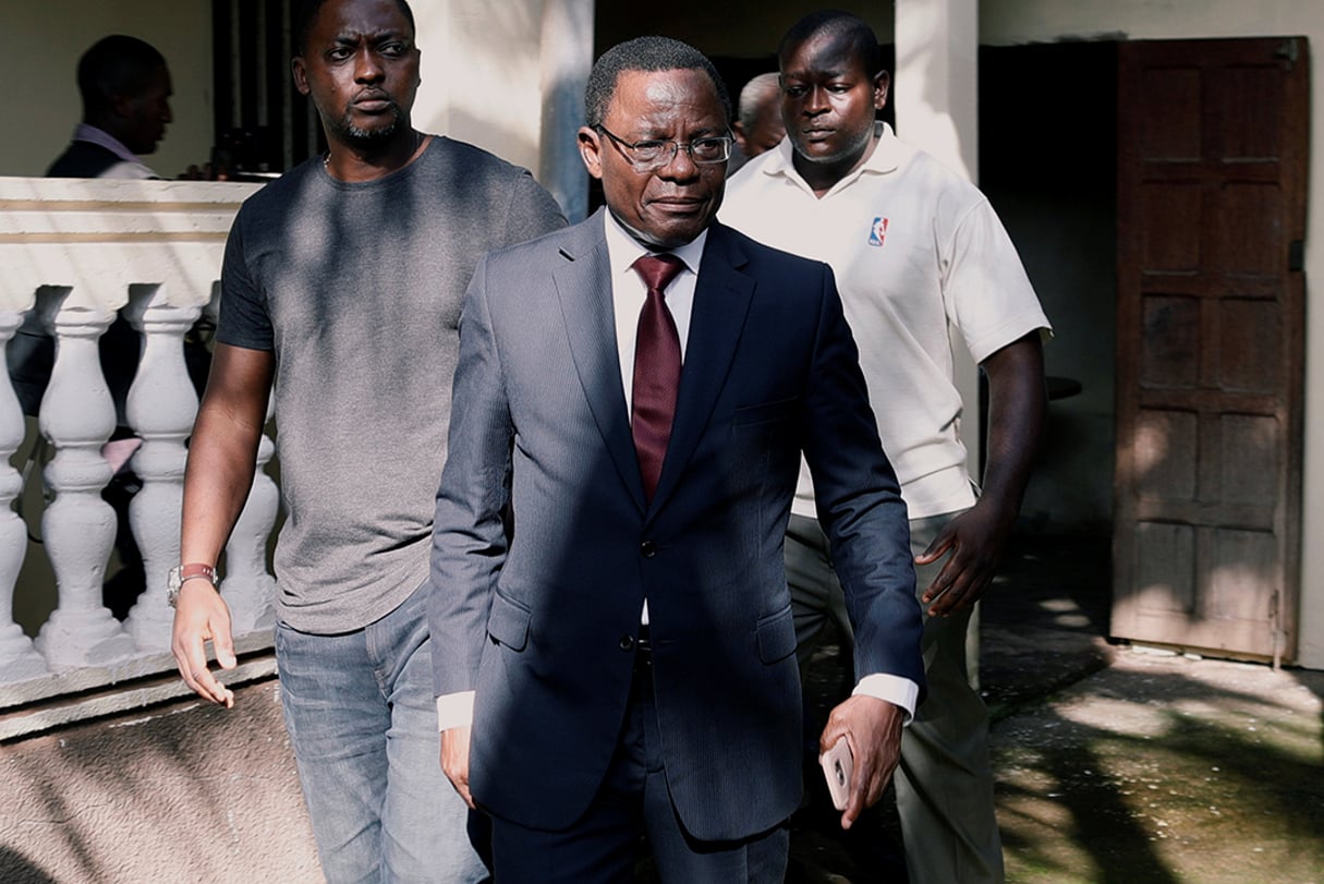 Maurice Kamto, à Yaoundé, le 8 octobre 2018. © Zohra Bensemra/REUTERS