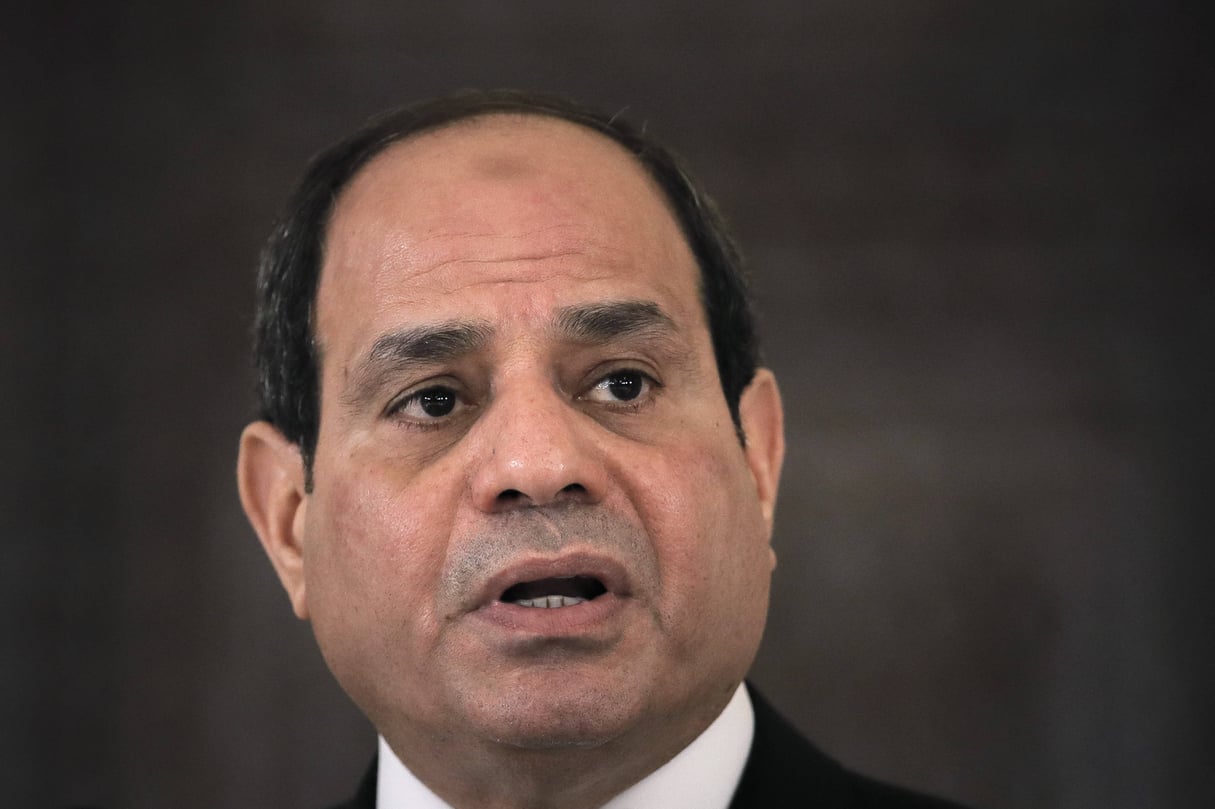 Le président égyptien Abdel Fattah al-Sissi, le 19 juin 2019. © Vadim Ghirda/AP/SIPA