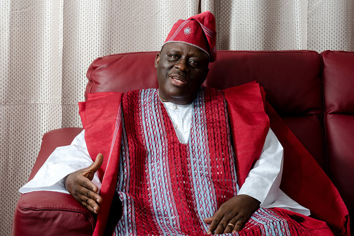 Louis Vlavonou, le président de l’Assemblée nationale du Bénin. © Erick Ahounou