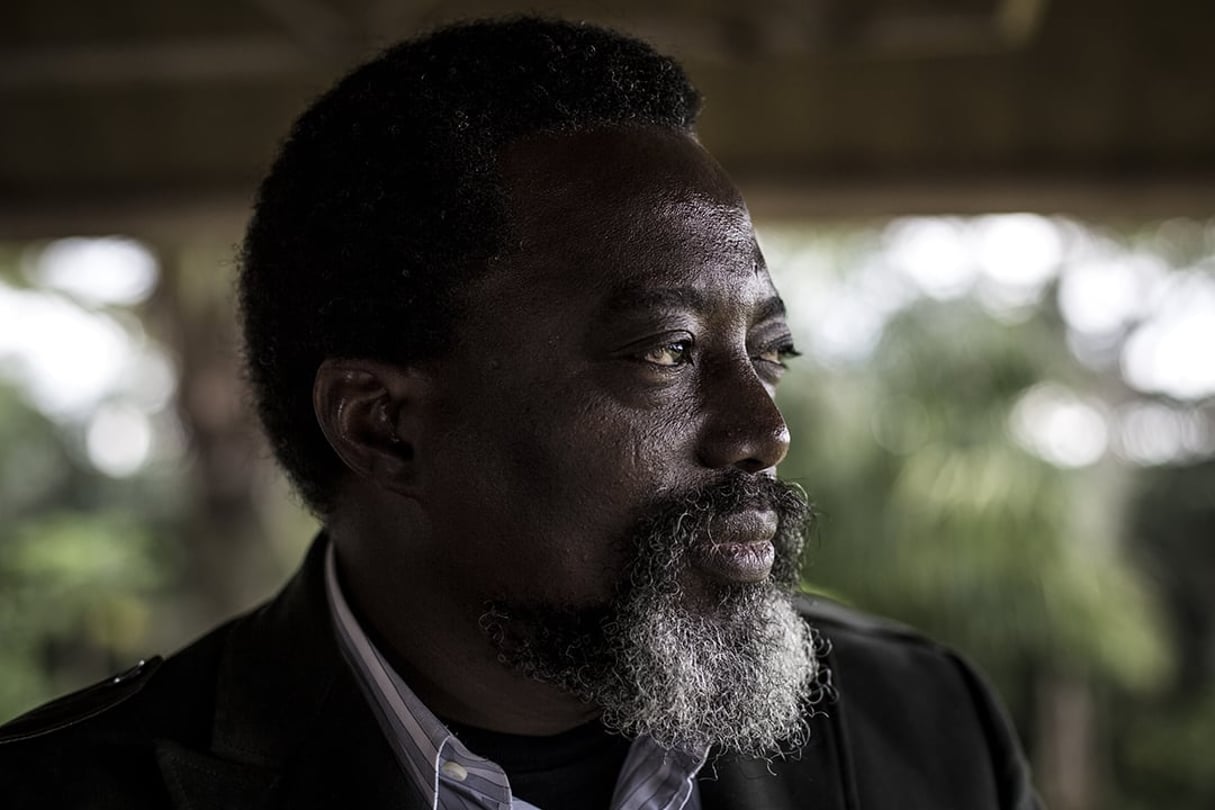 Joseph Kabila, en décembre 2018 à Kinshasa. © JOHN WESSELS/AFP