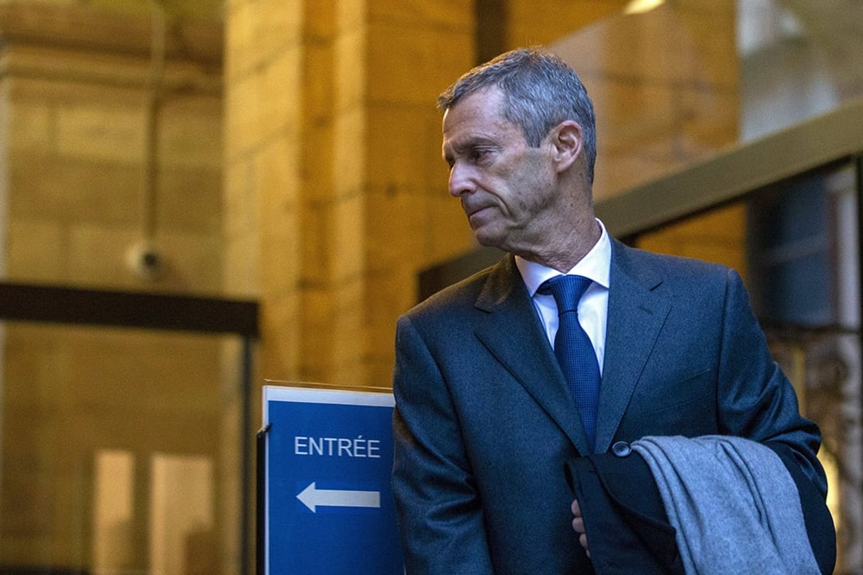 Beny Steinmetz, lors de l’ouverture de son procès le 11 janvier 2021. © Salvatori Di Nolfi/AP/SIPA