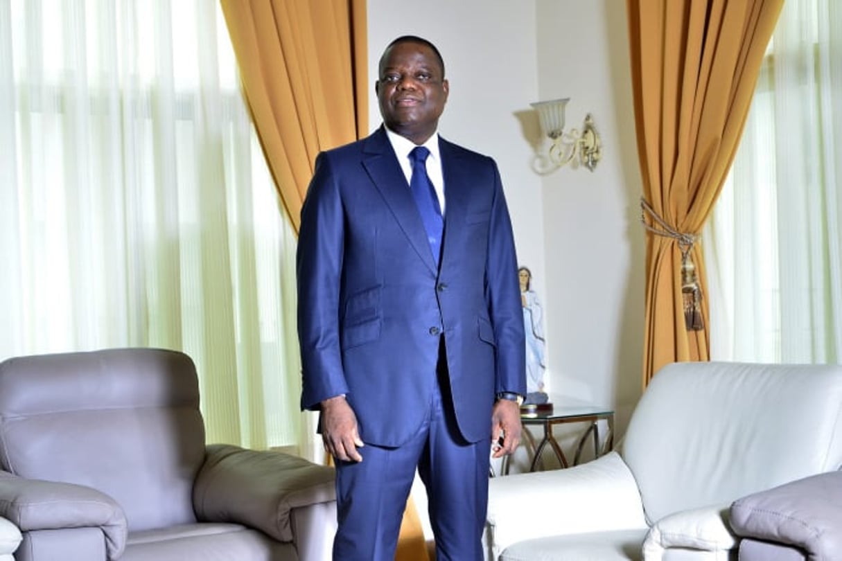 L’opposant et homme d’affaires béninois Sebastien Ajavon, en mars 2018 à Cotonou.