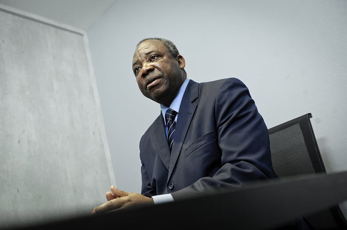 Le Congolais Pierre Moussa, Secrétaire général du Parti congolais du travail (PCT). © Vincent Fournier/JA