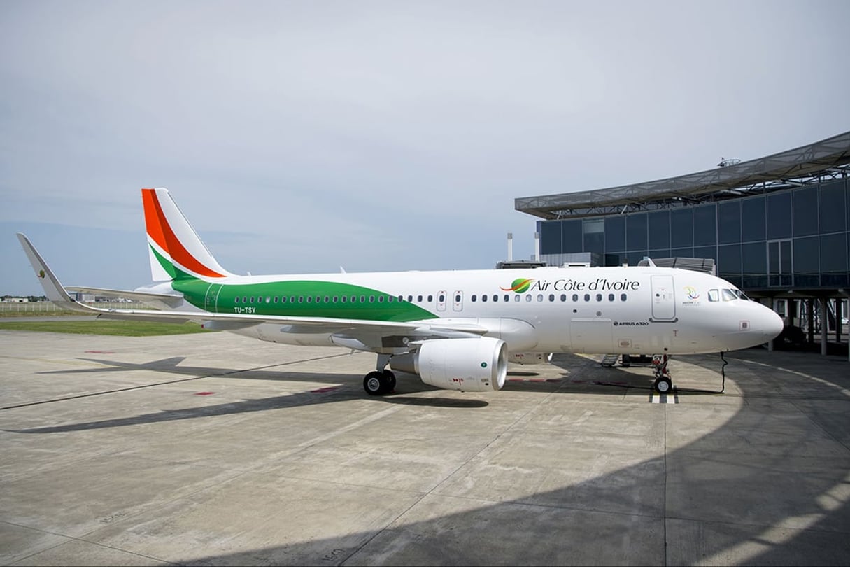 Air Côte d’Ivoire a réceptionné le 18 février son nouvel aéronef Airbus 320 néo à l’aéroport international d’Abidjan. © AIRBUS