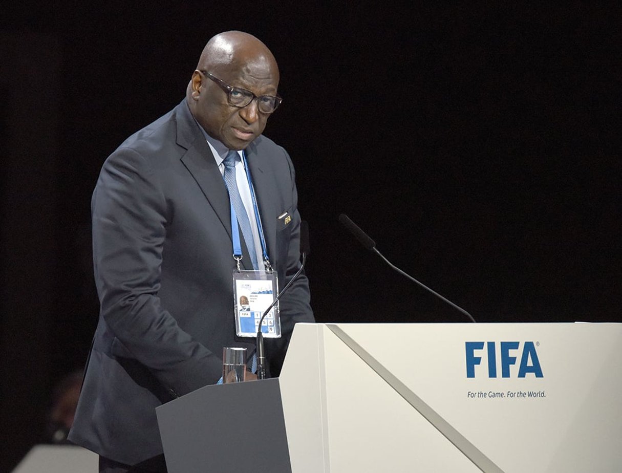 Ancien président de la Fédération ivoirienne de football (FIF), Jacques Anouma est l’un des candidats à la présidence de la Confédération africaine de football (CAF). © Patrick Seeger/DPA/MAXPPP