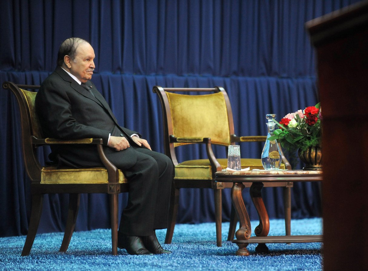 L’ancien président Abdelaziz Bouteflika, en février 2012. © FAROUK BATICHE/AFP