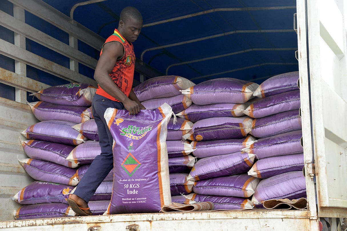En 2019, le Cameroun a importé plus de 894 000 tonnes de riz. © REINNIER KAZE/AFP