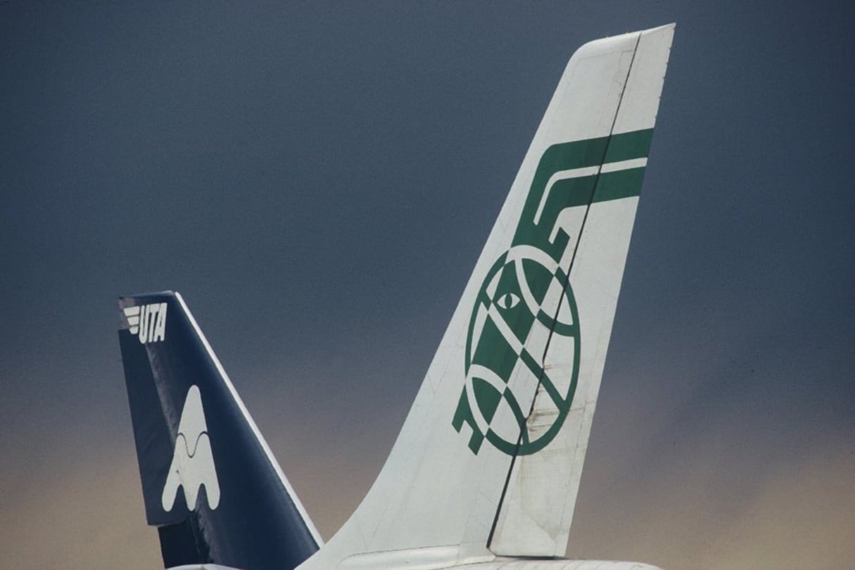 Appareil Air Afrique à l’aéroport de Roissy © SLIDE / Sipa Press