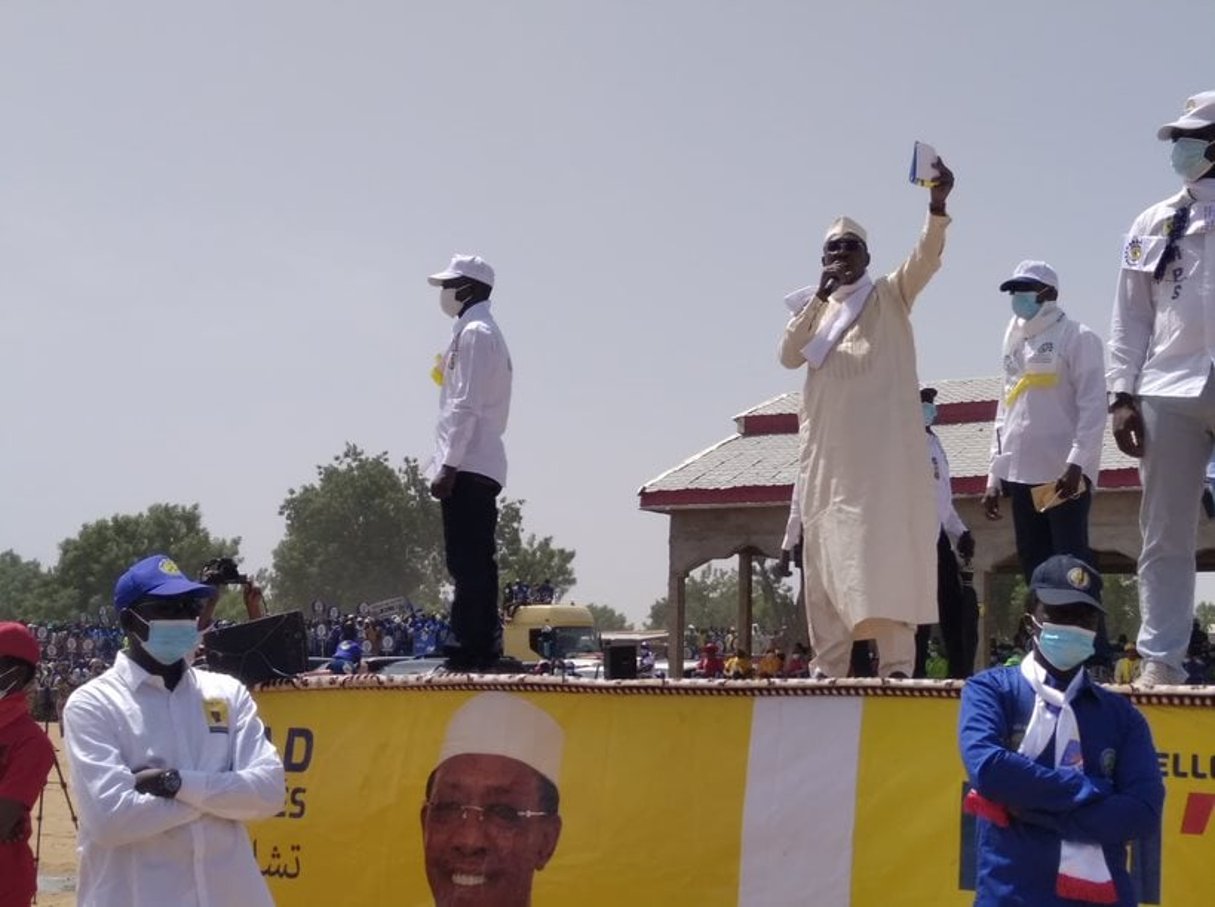 Le président tchadien brigue un sixième mandat le 11 avril 2021. © Mathieu Olivier pour JA