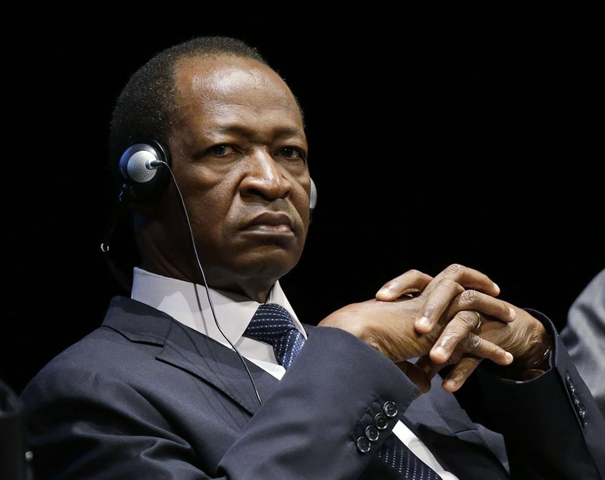 L’ancien président burkinabè Blaise Compaoré à Milan, en 2012. © Luca Bruno/AP/SIPA