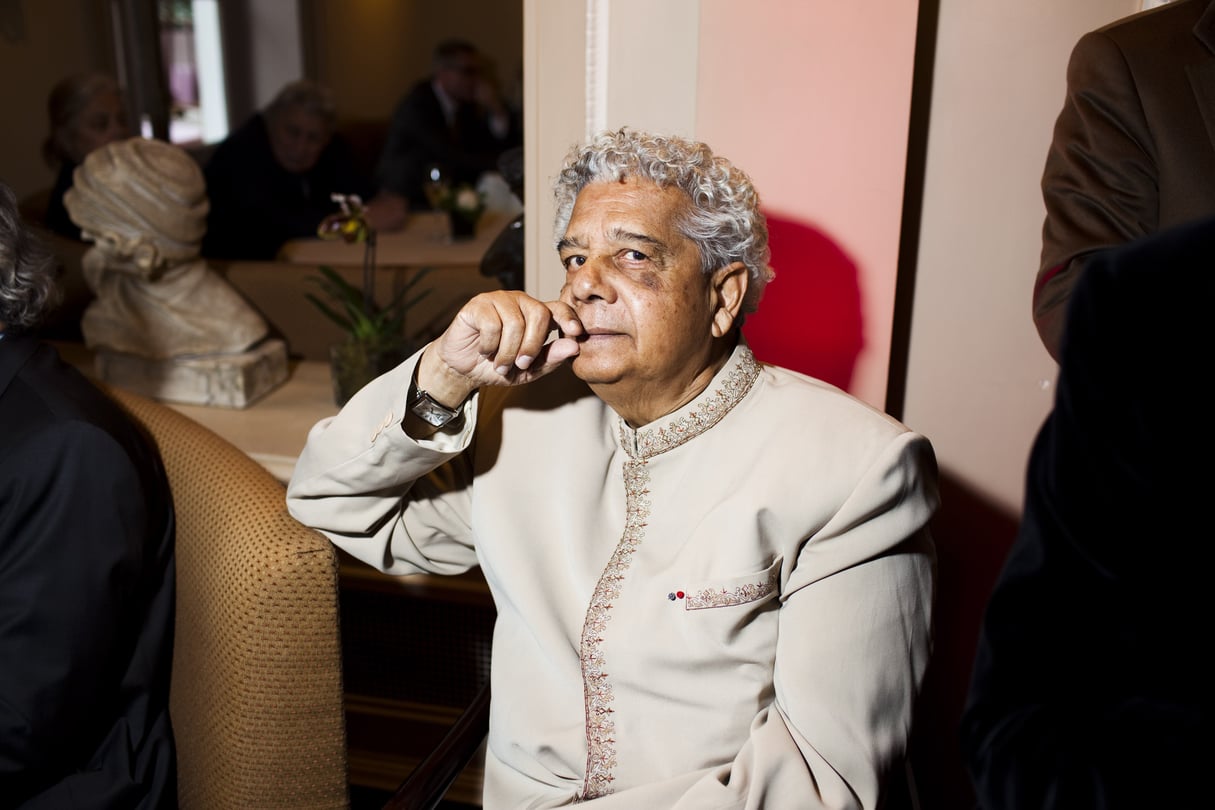 Édouard Maunick, le 6 mai 2010 à Paris. © Bruno Levy pour JA