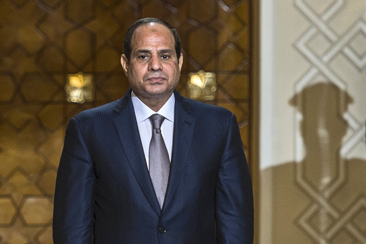 Le président égyptien Al-Sissi au palais présidentiel du Caire, en 2015 © KHALED DESOUKI/AFP