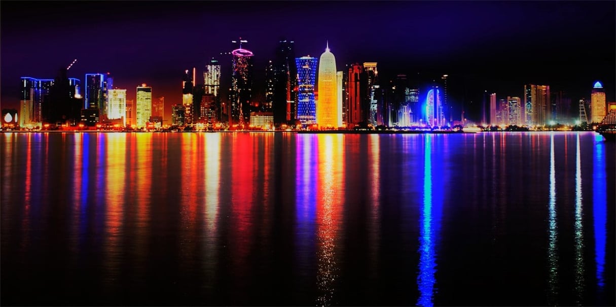 Vue de Doha, capitale du Qatar. © Nuroptics/Wikimedia COmmons/Licence CC