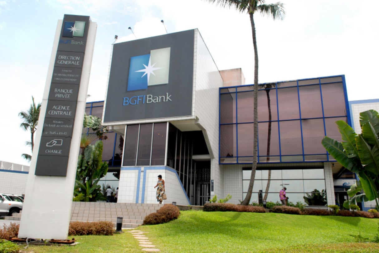 Agence centrale de la BGFI Bank à Libreville (Gabon), en mai 2012. © Xavier Bourgois pour JA