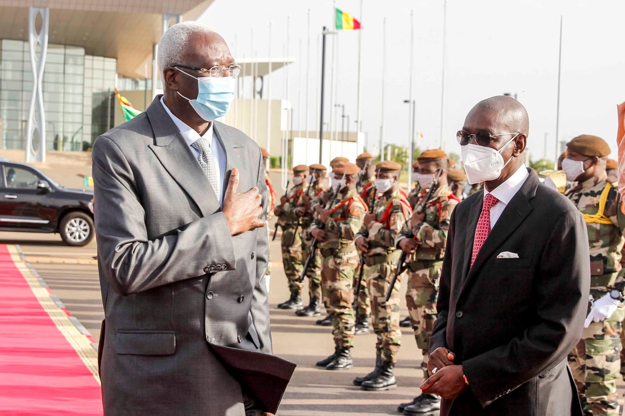 Le président Bah N’Daw, le 17 mai à Bamako. © DR / Présidence malienne