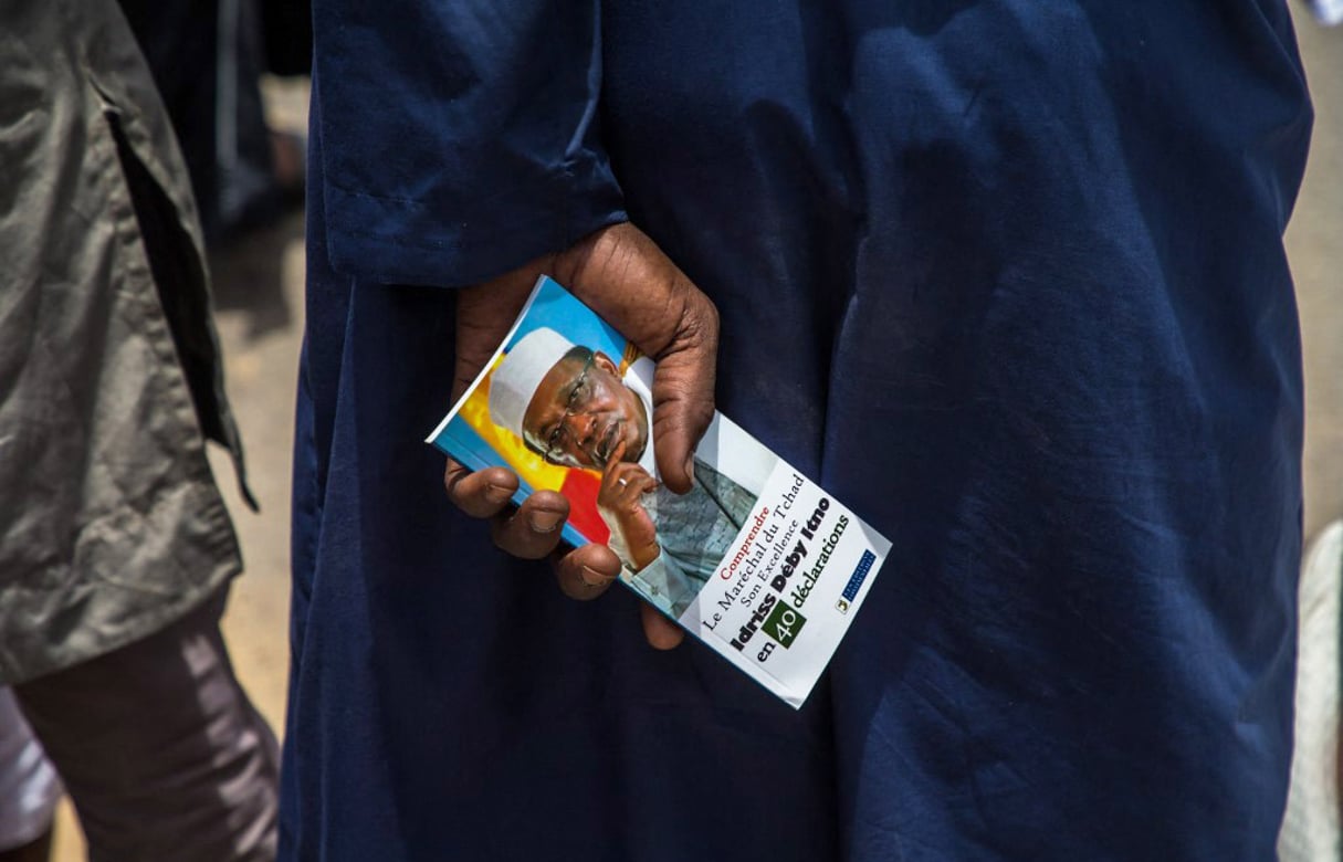 Funérailles d’Idriss Déby Itno, le 23 avril 2021 à N’Djamena © CHRISTOPHE PETIT TESSON/AFP