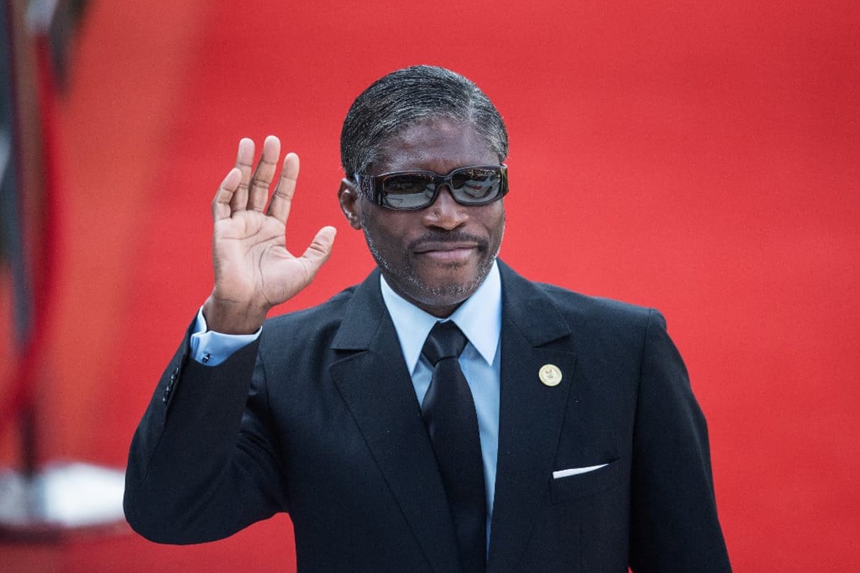 Teodoro Nguema Obiang Mangue, surnommé Teodorín, en mai 2019. © Michele Spatari/AFP