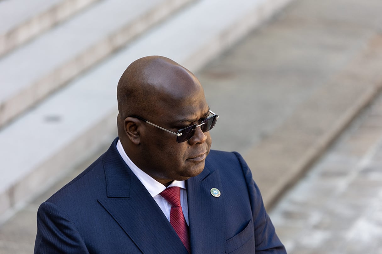 Le président Tshisekedi à Paris, le 27 avril 2021 © Sadak Souici/Le Pictorium/Max PPP