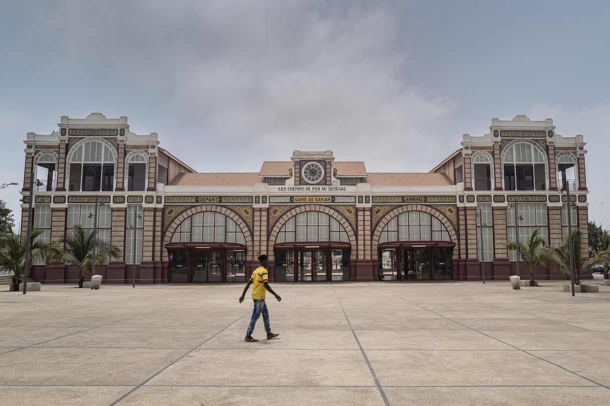 La gare de Dakar. &copy; SYLVAIN CHERKAOUI POUR JA