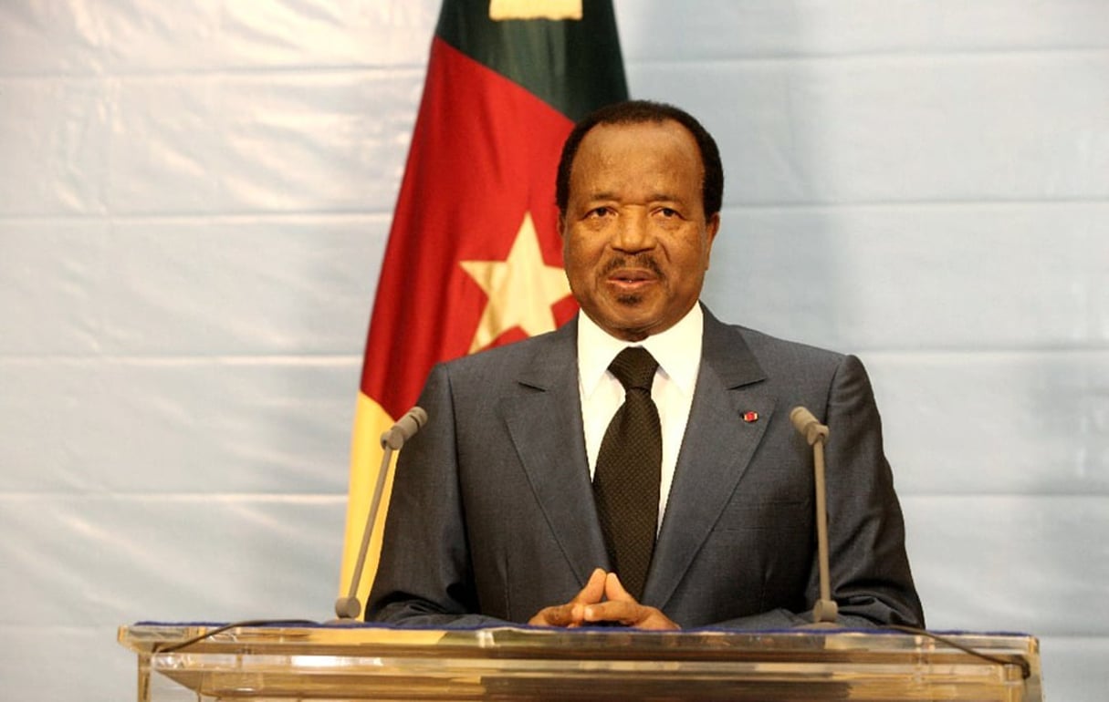 Le président camerounais Paul Biya. © Victor Zebaze