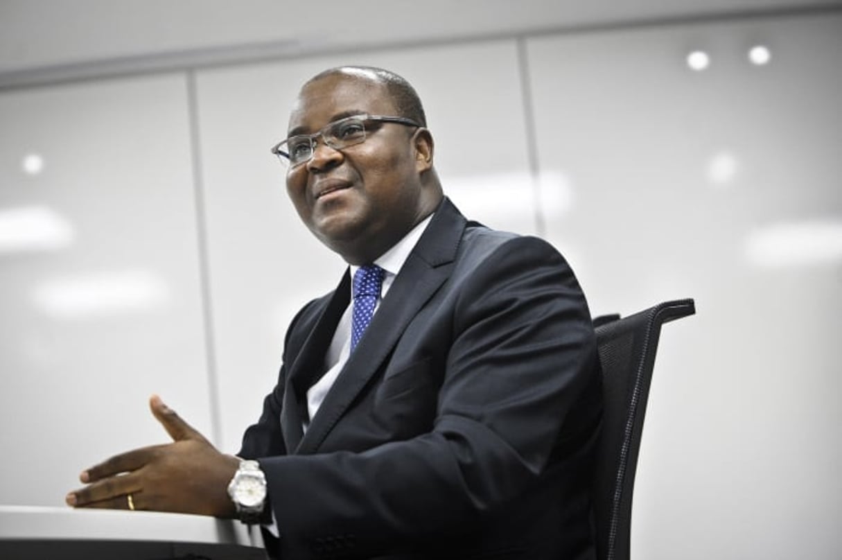 Félix Edoh Kossi Amenounvé (Togo), directeur général de la Bourse régionale des valeurs mobilières (BRVM) d’Abidjan, à Paris, le 30 septembre 2013. © Photo de Vincent Fournier/Jeune Afrique.