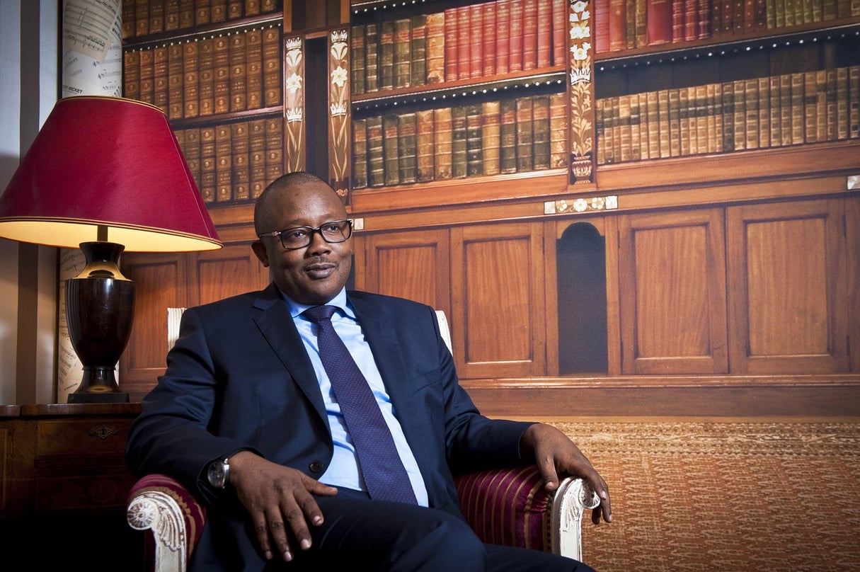 Umaro Sissoco Embaló, le président bissau-guinéen, à Paris, le 21 janvier 2020. © Vincent Fournier/JA