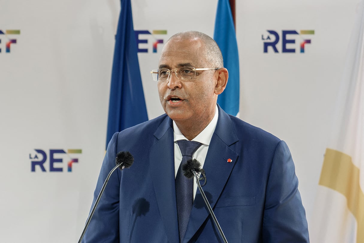 Patrick Achi, le premier ministre ivoirien à l’ouverture de l’université d’été du Medef Ivory Coast Prime Minister Patrick Achi speaks during the opening day of the the Medef’s annual summer meeting ‘La Ref 2021’ on the Longchamp race course in Paris ñ August 24, 2021, Paris (Photo by Daniel Pier/NurPhoto) (Photo by Daniel Pier / NurPhoto / NurPhoto via AFP)

© DANIEL PIER/NurPhoto via AFP