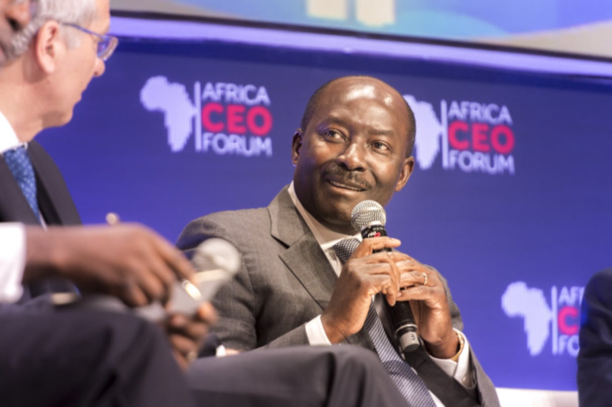 BGFI Holding Corporation, de Henri-Claude Oyima, veut être à moyen terme implanté partout en Afrique centrale. © Eric Larrayadieu/ Africa CEO Forum/ Jeune Afrique