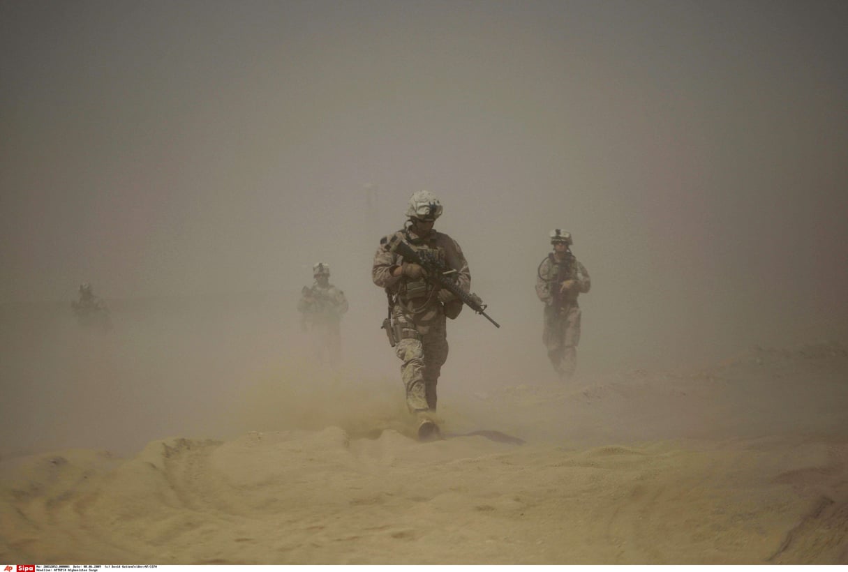 Un Marines américain, dans la province afghane d’Helmand, en juin 2009 (archives). © David Guttenfelder/AP/SIPA