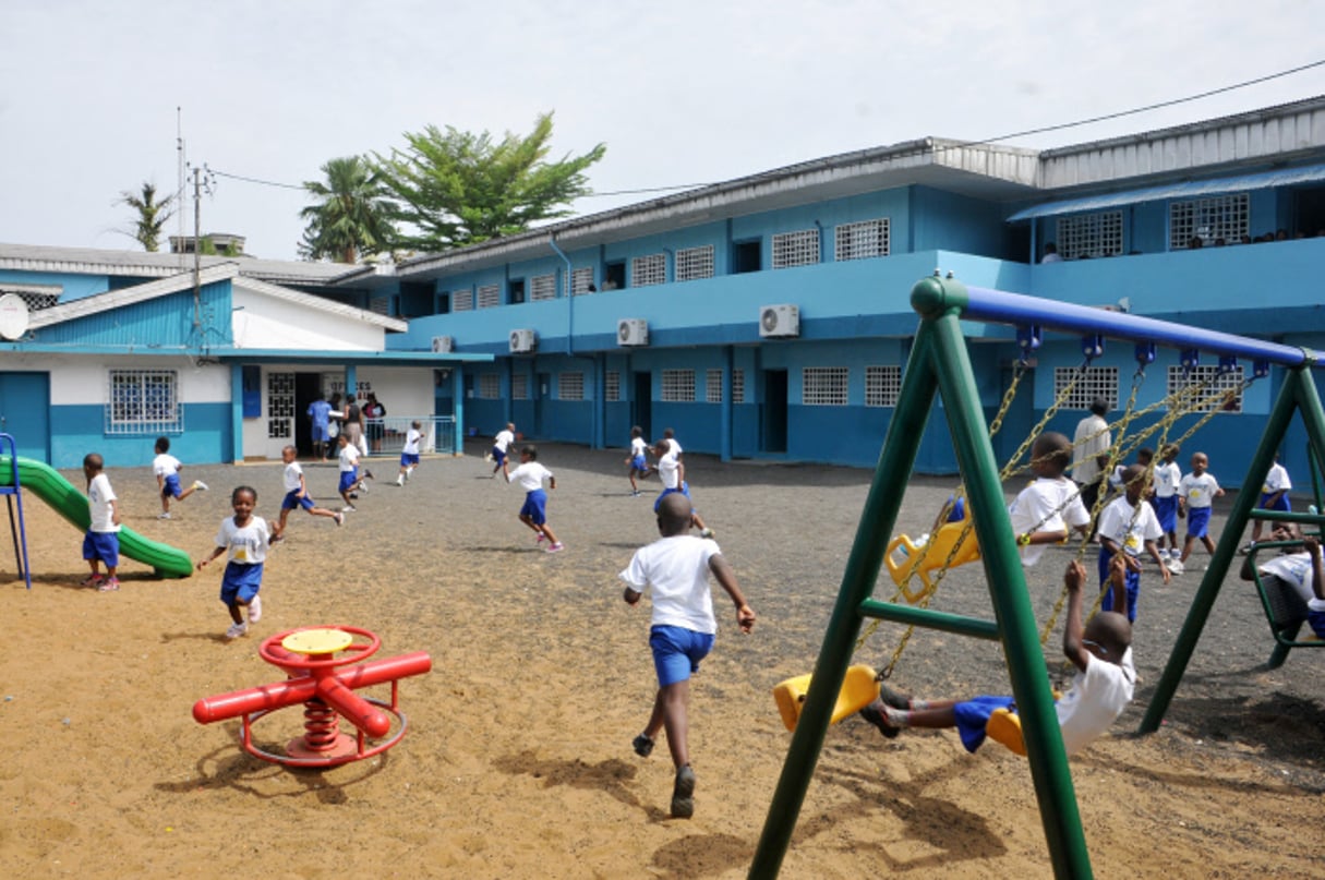 École privée bilingue « Emergence », à Douala. © Nicolas Eyidi pour JA