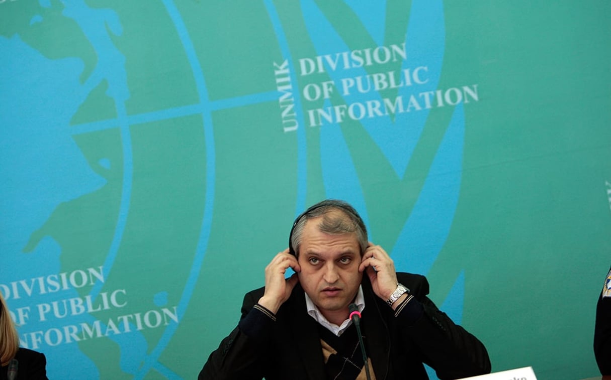 Alexander Ivanko en 2008, en Serbie. © Chris Hondros/Getty Images